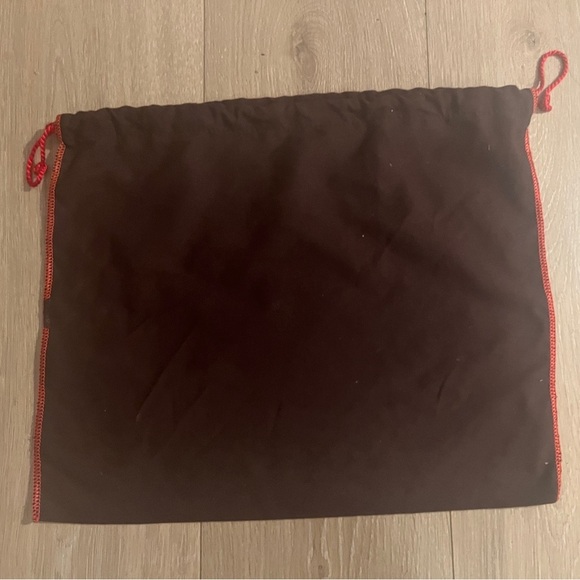 Coach Dark Brown Bag with Red Accents - Picture 9 of 15